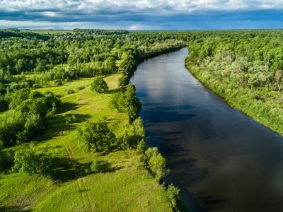 Глухие озера с птичьего полёта